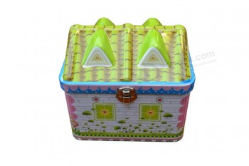 Wholesale Garden Shed House Tin Box of Sweets