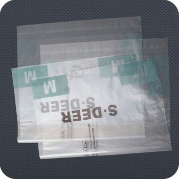 批发高-用于服装的可重新封闭的塑料拉链包装袋的最终定制标志