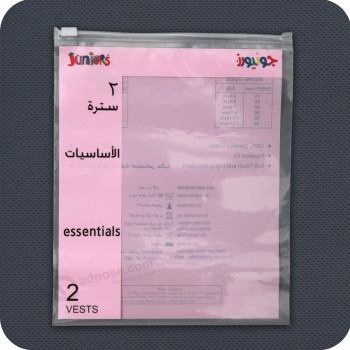 Wholesale customized high quality Reclosable Plastic Zip Lock Bag for Promotion