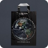 Customized high-end Big Size PE Soft-Loop Handle Bag with Side Gusset