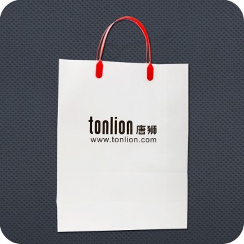 Customized high-end Luxury Paper Shopping Bag with Rigid Handle