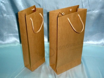 Customized high-end Printed Wine Paper Packaging Bag
