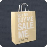 Customized high-end Promotional Kraft Paper Bag for Gifts or Garments