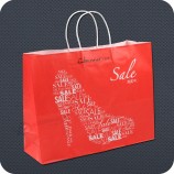 Customized high-end Printed Kraft Paper Carrier Bag