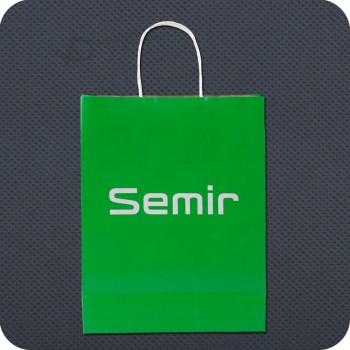Wholesale Customized high-end Printed Colorful Paper Carrier Bag with your logo