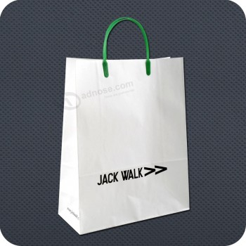 Wholesale Customized high-end Fashion Paper Packaging Bag with Rigid Handle and your logo