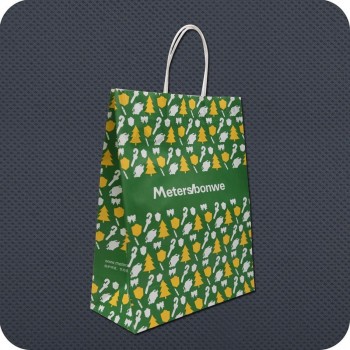 Wholesale Customized high-end Fashion Gift Paper Handle Bag with your logo