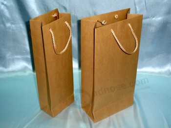 Wholesale Customized high-end Luxury Paper Shopping Bag for Wine