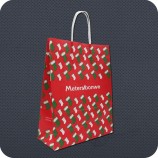 Wholesale Customized high-end Cosmetics Colorful Paper Shopping Bag