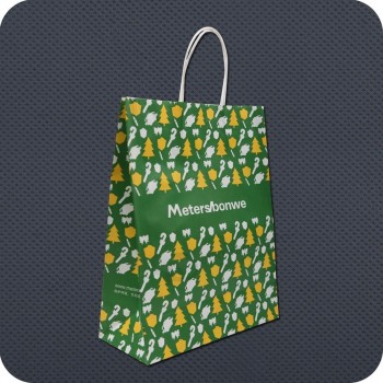 트위스트 핸들 도매 맞춤형 고품질 프로 모션 크 라프 트 종이 가방