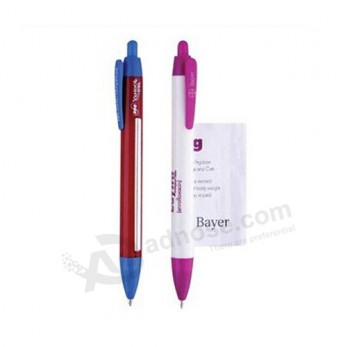Factory direct sale customized high quality Auto-Retracting OEM Promotional Banner Ballpoint Pens