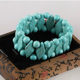 Factory direct sale customized high quality OEM Various Patterns Turquoise Bracelet