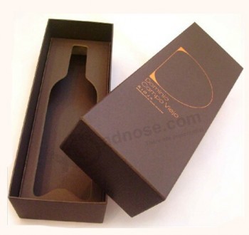 завод прямой продажи подгонял высокое качество oem картона, показывая коробку подарка вина