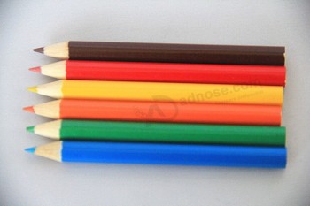 завод прямой продажи подгонял высокое качество oem дизайн круглые деревянные цветные карандаши