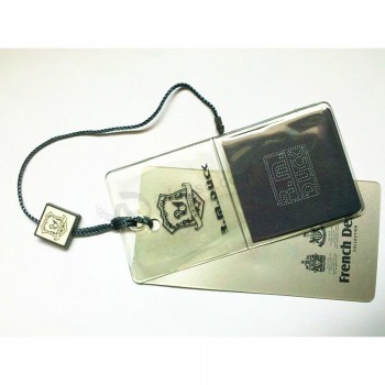 Factory direct sale customized high quality PVC Hang Tag, Widely Used for Fashionable Accessories