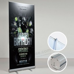Factory direct sale customized high quality Foldable Fan Aluminum Roller Banner