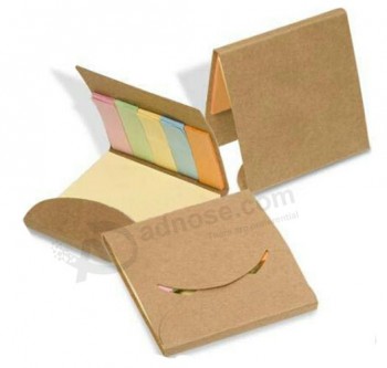 Wholesale customized high quality Kraft Paper Sticky Notepad