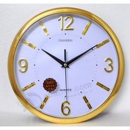 Wholesale customized high quality OEM Design Gold Plating Wall Clocks