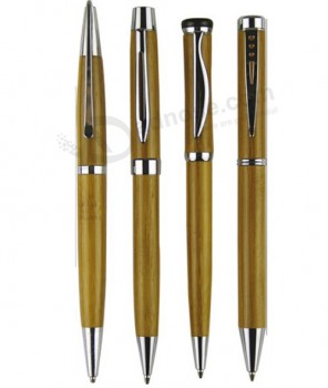 卸売カスタマイズされた最高品質の新型木製金属ボールペン-A003