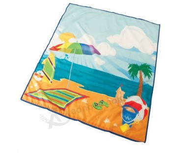 высокое качество 600d пвх пляжный коврик со стальной каркасной оптовой