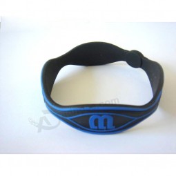 Wholesale customized top quality New Design Silicone Balance Bracelet