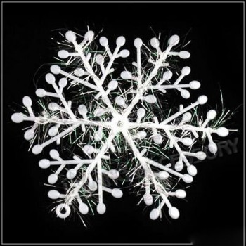 热卖圣诞雪花片装饰批发