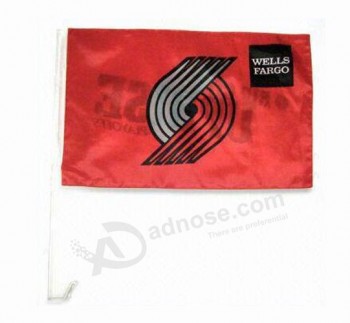 2017 Wholesale customized top quality OEM Promotion Polyester Car Flag