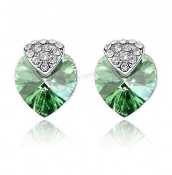 Sweet Crystal Rhinestone Stud Earring-D6 Wholesale