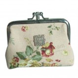 2017 Customized top quality New Style OEM Cotton Coin Purse