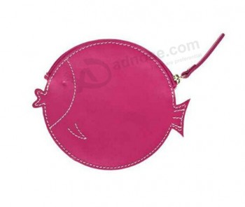 사용자 지정된 최고 품질의 좋은 물고기-모양의 귀여운 동전 지갑