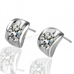 Sterling Silver Crystal Stud Earring Wholesale
