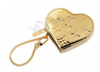 индивидуальный высокое качество изысканный маленький сердце-форма монетный кошелек
