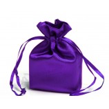 Customized top quality Good Qaunlity Satin Gift Pouch with Unique Design