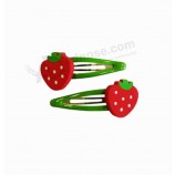 Customized top quality New Product Big Capacity Nice Cute Children Snap Hair Clip