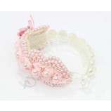 2017 Customized top quality Nice Pink Bead Hair Ornament