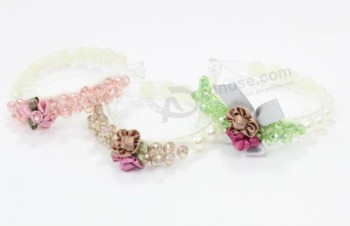Customized top quality Nice Pink Bead Hair Ornament for Sale