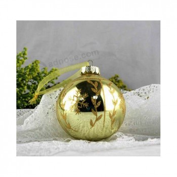 популярный пользовательский стеклянный шар рождественский орнамент для продажи