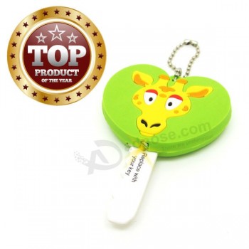 Customized top quality Hot Sale New Design Nice Soft PVC Key Cover