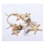 Rhodium rosEin Blume Shell Einrmbänder GroßHEinnd.el