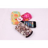 Custom Imprint Promotional Neoprene Mobile Phone Pouch Wholesale