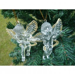 Oem美しいクリスマスは、卸売、天使の装飾をぶら下げてい