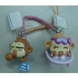 2017 Customized high quality Fancy Cartoon Mobile Phone Strap