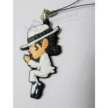 Customized high quality OEM Design PVC Mobile Phone Strap