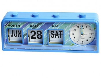 Customized high quality Newest Nice Novelty Calendar Alarm Desk Clock