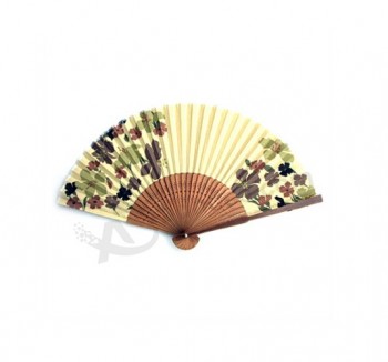 2017 New Design OEM Bamboo Hand Fan Wholesale