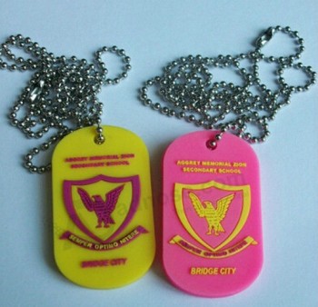 Wholesale customized high-end Various Design Nice Rubber Pet ID Tag