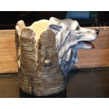 Wholesale customized high-end Newest OEM Design Pen Holder Polyresin Craft