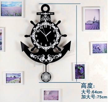 European Style Clock Acrylic Fashion Wall Clock Wholesale