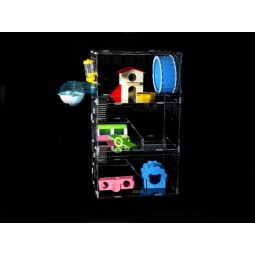 3 Layers Acrylic Box for Reptile/Hamster/Rabitt Cage Wholesale