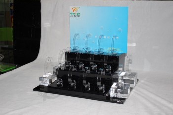 Custom Large Acrylic Watch Display Stand for 16 PCS Waches, Countertop Wholesale
